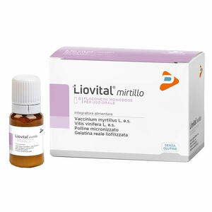 Pharma line - Liovital mirtillo 8 flaconcini 10 ml