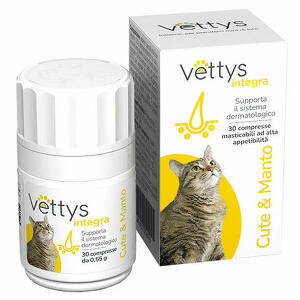 Vettys integra - Cute&manto gatto 30 compresse masticabili