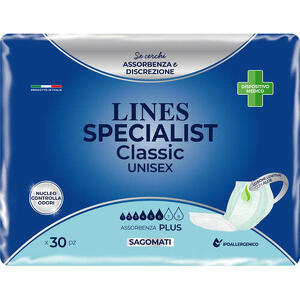 Lines - Pannolone sagomato  specialist classic plus 30 pezzi