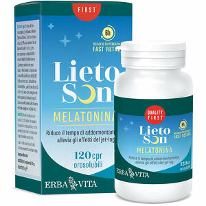 Erba vita - Lietoson melatonina 120 compresse orosolubili