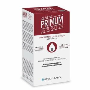 Primum - Depurativo minidrink ciliegia 15 stick da 10 ml