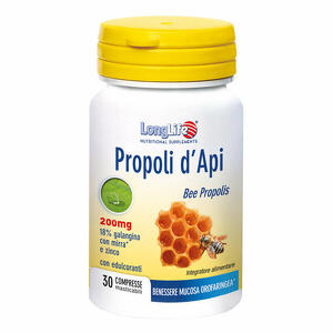 Long life - Longlife propoli d'api 30 compresse