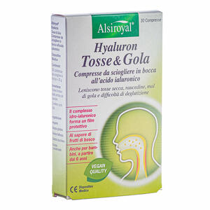 Hyaluron - Tosse & gola 30 compresse n