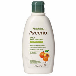 Aveeno - Bagno doccia yogurt albicocca & miele 300 ml
