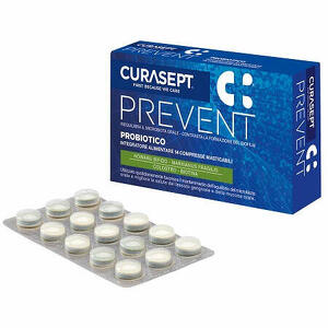 Curasept - Prevent probiotico 14 compresse masticabili
