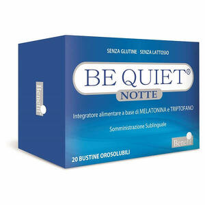 Be quiet - Notte 1 mg 20 bustine 1,3 g