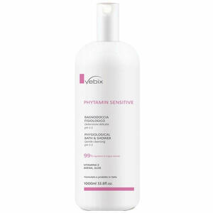 Phytamin sensitive - Vebix phytamin pelli sensibili bagnodoccia fisiologico 1000 ml