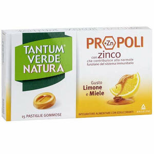 Tantum - Verde natura 15 pastiglie gommose limone & miele