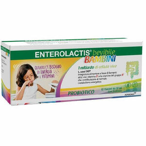 Enterolactis - Bevibile bambini 12 flaconcini x 10 ml