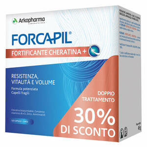 Arkofarm - Forcapil fortificante cheratina+ promo 120 capsule prezzo speciale