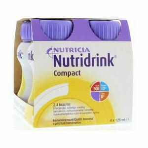 Nutridrink - Nutricia  compact gusto banana 4 bottiglie da 125 ml