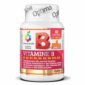 Colours of life - Vitamine b complex 60 compresse 1000 mg