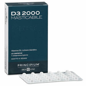 Principium - D3 2000 masticabile 60 compresse