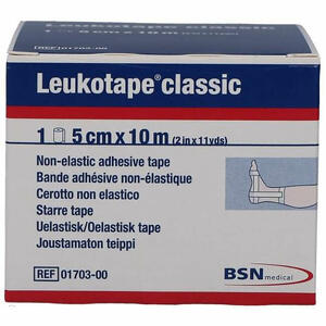 Leukotape - Benda anelastica per bendaggi funzionali 5x100 cm