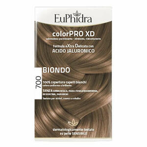 Euphidra - Colorpro xd 700 biondo gel colorante capelli in flacone + attivante + balsamo + guanti