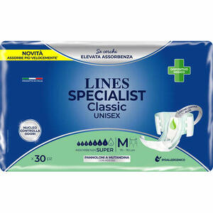 Lines - Pannolone a mutanda  specialist classic super mm 30 pezzi