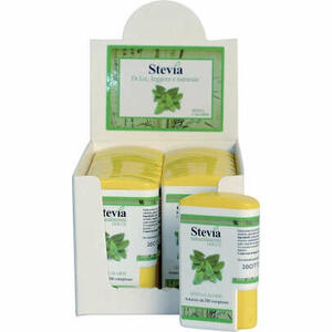 Biotobio - Stevia edulcorante 200 compresse display contenente 14 dispenser