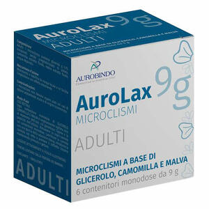 Aurolax - Microclismi per adulti  6 contenitori 9 g