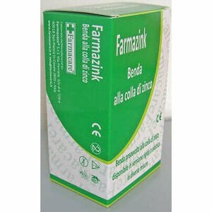 Farmacare - Benda medicata elastica farmazink con ossido di zinco cm10x5m 1 pezzi