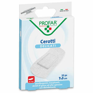 Profar - Cerotto tessuto non tessuto delicato grandi 7x3 cm 20 pezzi