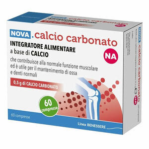 Nova calcio carbonato na - 0,5g 60 compresse