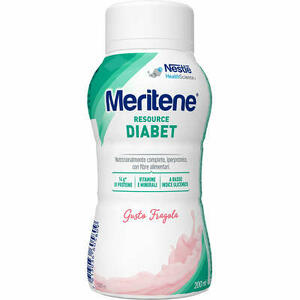 Meriteneresourcediabet - Meritene resource diabet fragola alimento iperproteico 28 vitamine e minerali 200 ml