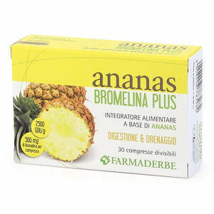 Farmaderbe - Ananas bromelina plus 30 compresse