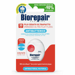 Biorepair - Oral care antibatterico filo non cerato ultrapiatto denti sensibili 25+5 metri