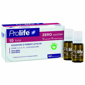 Prolife - 10 miliardi zero zucchero 10 flaconi da 8 ml