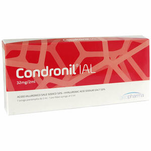 Condronil - Siringa intra-articolare  ial acido ialuronico 1,6% 2 ml