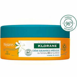 Klorane - Crema sublimatrice doposole viso e corpo tamanu e monoi 200 ml