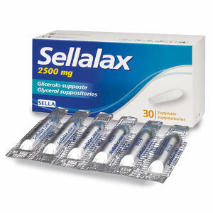 Sella - Lax 2500mg supposte glicerolo 30 pezzi