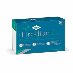 Ibsa - Thirodium 50mcg 30 capsule molli spremibili per monosomministrazione gusto biscotto