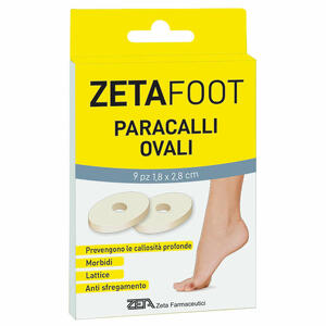 Zeta farmaceutici - Zetafoot paracallo ovale lattice 9 pezzi