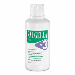 Saugella - Acti3 tripla protezione detergente intimo 500 ml
