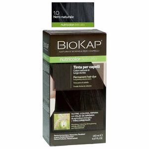 Biokap - Nutricolor delicato 1,0 nero naturale tinta tubo + flacone