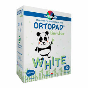 Master aid - Cerotto oculare ortopad occlusore per terapie ortottiche bianco medium 20 pezzi