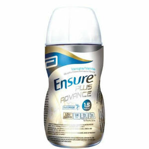 Ensure - Plus advance vaniglia 4 bottiglie da 220 ml
