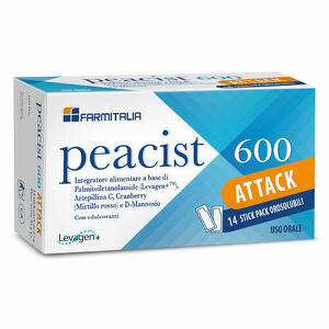 Peacist 600attack - Peacist 600 attack 14 stick pack orosolubili