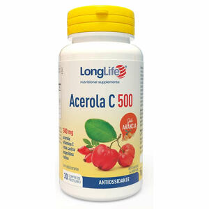 Long life - Longlife acerola c500 arancia 30 compresse