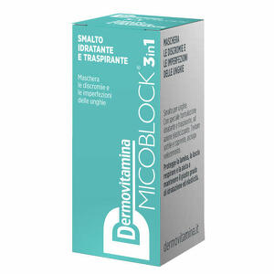 Dermovitamina - Micoblock 3 in 1 smalto idratante e traspirante turchese 5 ml