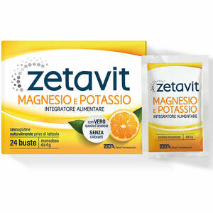 Zetavit - Magnesio potassio 24 bustine da 4 g