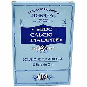 Deca laboratorio chimico - Sedo calcio inalante 10 fiale 2 ml per aerosol e doccia nasale