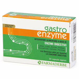 Farmaderbe - Gastro enzyme 30 capsule vegetali