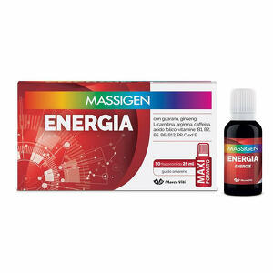 Massigen - Energia 10 flaconi da 25 ml