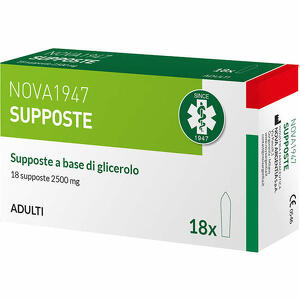 Nova1947 supposte adulti - Nova1947 glicerolo 2500mg supposte adulti 18 pezzi