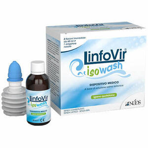 Noos - Soluzione salina isotonica linfovir isowash 8 flaconi da 60 ml