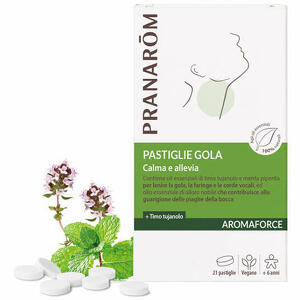 Pranarom - Aromaforce gola 21 pastiglie masticabili