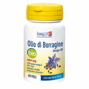 Long life - Longlife olio borragine bio 60 perle