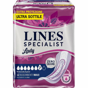 Lines - Assorbenti per incontinenza  specialist lady 12 pezzi